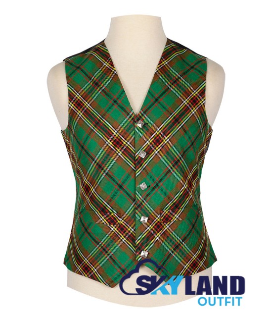 Scottish Tara Murphy Vest / Irish Bespoke Tartan Waistcoats - 4 Plaids