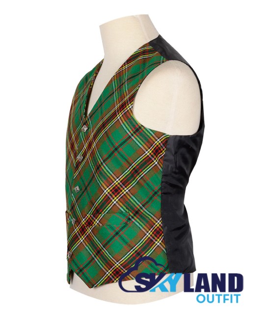 Scottish Tara Murphy Vest / Irish Bespoke Tartan Waistcoats - 4 Plaids