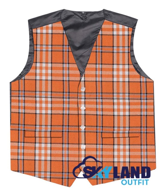 Scottish Tennessee Vest / Irish Formal Tartan Waistcoats - 4 Plaids