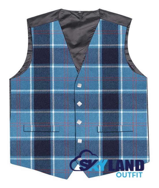 Scottish US Navy Vest / Irish Formal Tartan Waistcoats - 4 Plaids