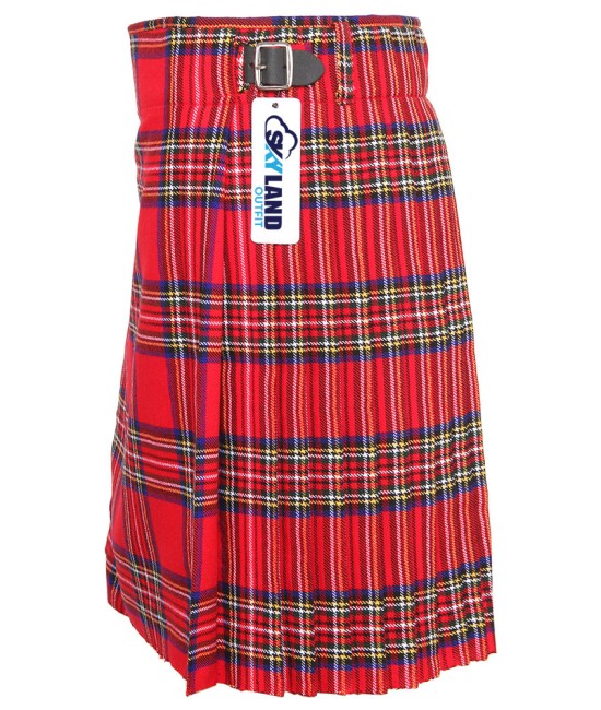 Royal Stewart Tartan 5 Yard Traditional Scottish Kilt