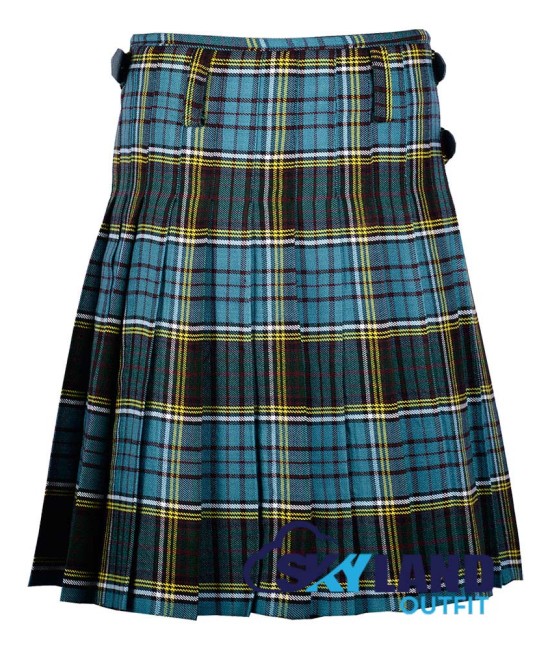 Anderson Tartan Kilt – 8 Yard Traditional Scottish Kilt with Bias Apron