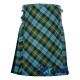 Gunn Ancient Tartan Kilt – 8 Yard Traditional Scottish Kilt with Bias Apron