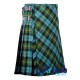 Gunn Ancient Tartan Kilt – 8 Yard Traditional Scottish Kilt with Bias Apron