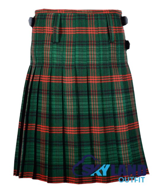 Ross Hunting Tartan Kilt – 8 Yard Traditional Scottish Kilt with Bias Apron