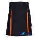 Hybrid Utility Kilts - Black Cotton & Saffron Tartan Scottish Kilt