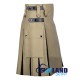 Hybrid Utility Kilts - Khaki Cotton & Black Cotton Kilt