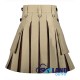 Hybrid Utility Kilts - Khaki Cotton & Brown Cotton Kilt