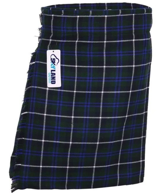Douglas Blue Tartan 5 Yard Traditional Scottish Kilt Douglas Blue Tartan 5 Yard Traditional Scottish Kilt