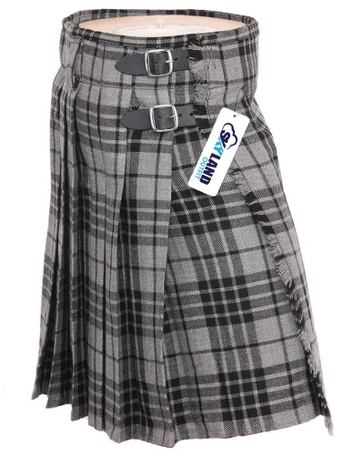 Grey Watch Tartan 5 Yard Traditional Scottish Kilt