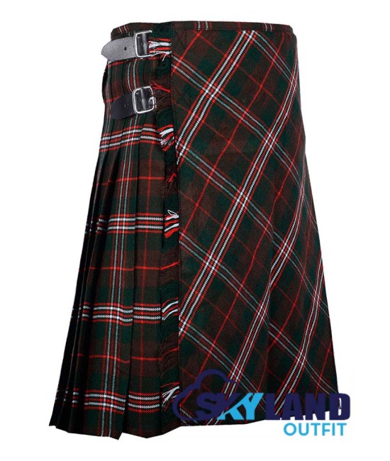 Scott Hunting Tartan Kilt – 8 Yard Traditional Scottish Kilt with Bias Apron