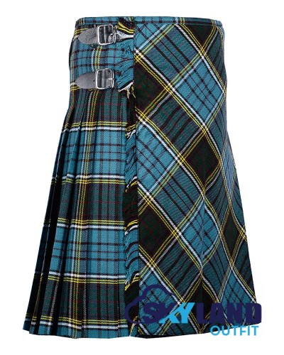 Anderson Tartan Kilt – 8 Yard Traditional Scottish Kilt with Bias Apron Anderson Tartan Kilt – 8 Yard Traditional Scottish Kilt with Bias Apron