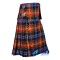 LGBT Pride tartan Scottish 8-yard kilt with detachable pockets