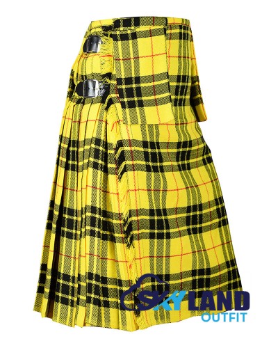 MacLeod of Lewis Tartan Kilt | 8-Yard Scottish Kilt with Detachable Pockets