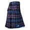 Pride of Scotland tartan Scottish 8-yard kilt with detachable pockets