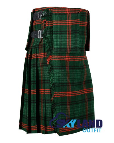 Ross Hunting Tartan Kilt | 8-Yard Scottish Kilt with Detachable Pockets