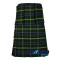 Us Army tartan Scottish 8-yard kilt with detachable pockets