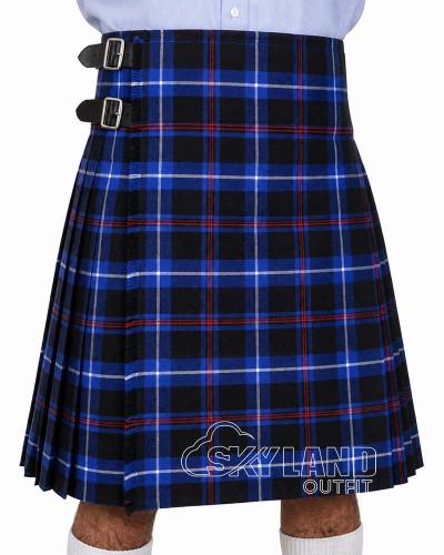 American National Tartan 8 Yard Scottish Kilt – 16oz Acrylic | Custom Size