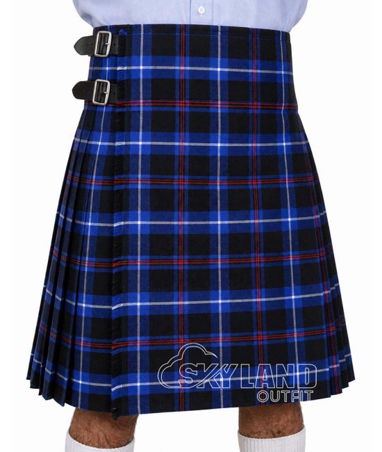 American National Tartan 8 Yard Scottish Kilt – 16oz Acrylic | Custom Size
