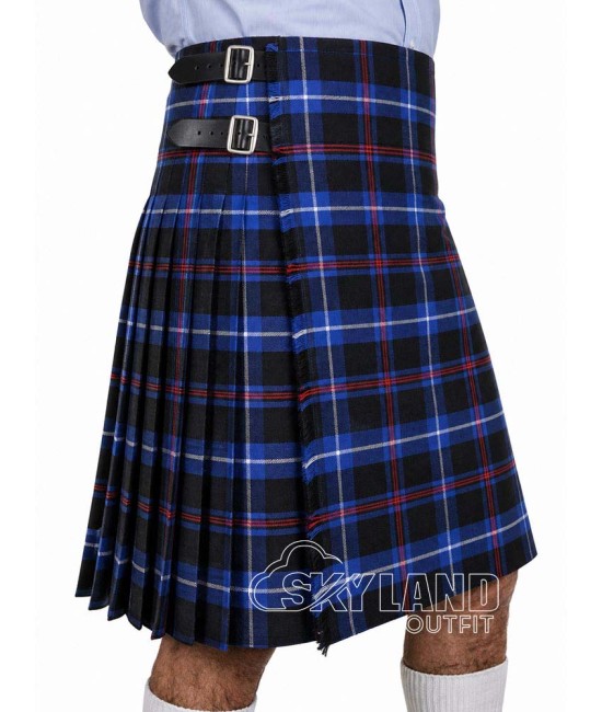 American National Tartan 8 Yard Scottish Kilt – 16oz Acrylic | Custom Size