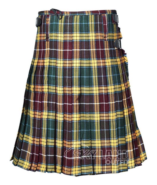 Baxter Tartan 8 Yard Kilt – Traditional Highland Kilt Custom Size