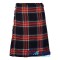 Black Stewart Tartan Scottish 8 Yard Kilt Traditional Highlander Kilts