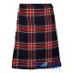 Scottish Black Stewart Tartan 8 Yard Kilt Traditional Kilts