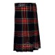 Black Stewart Tartan 8 Yard Scottish Kilt Traditional Highlander Kilts