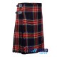 Scottish Black Stewart Tartan 8 Yard Kilt Traditional Kilts