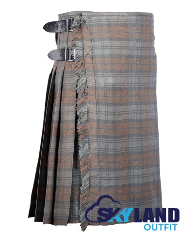 Black Watch Weathered Tartan 8 Yard Kilt Highlander Kilts Black Watch Weathered Tartan 8 Yard Kilt Highlander Kilts