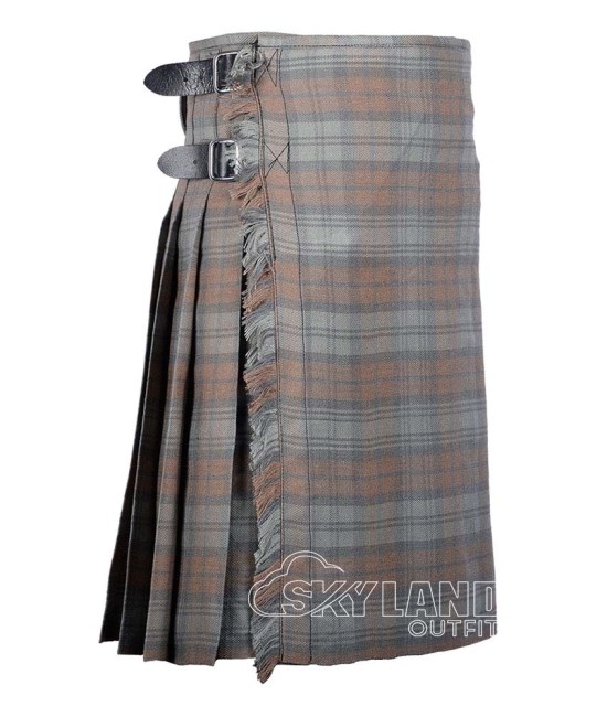 Black Watch Weathered Tartan 8 Yard Kilt Traditional Scottish Kilts