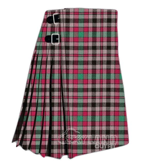 Borthwick Ancient Tartan 8 Yard Scottish Kilt | Traditional Highlander Kilts
