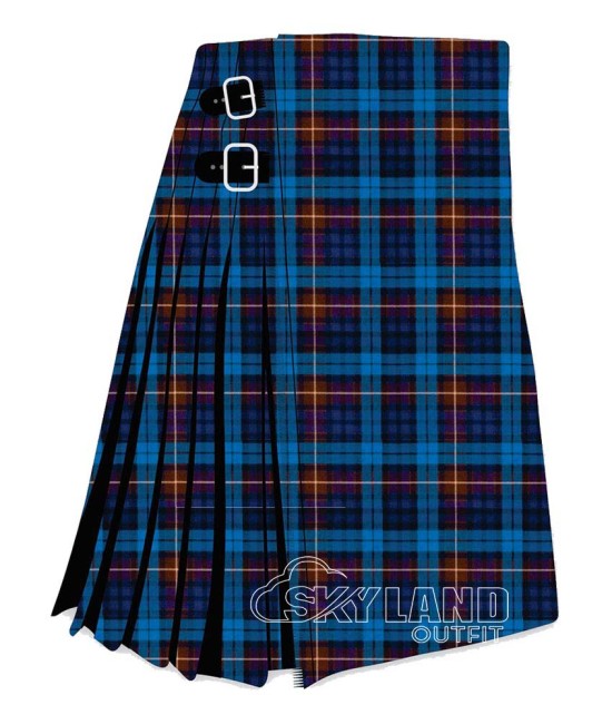 Buchanan Blue Tartan 8 Yard Kilt – Scottish Clan Custom Kilts Buchanan Blue Tartan 8 Yard Kilt – Scottish Clan Custom Kilts