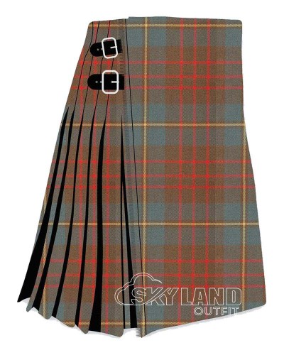 Cameron Hunting Weathered Tartan 8 Yard Kilt – Scottish Kilts
