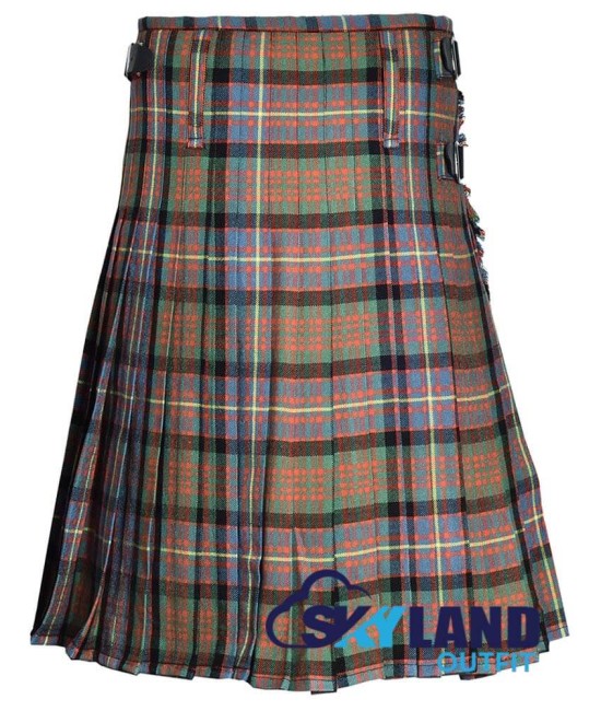 Cameron of Erracht Ancient Tartan 8-Yard Kilt – Traditional Scottish Kilt for Men Cameron of Erracht Ancient Tartan 8-Yard Kilt – Traditional Scottish Kilt for Men
