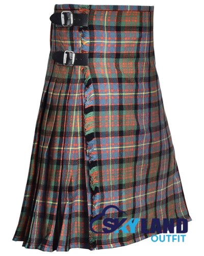 Cameron of Erracht Ancient Tartan 8-Yard Scottish Kilt Traditional Kilts