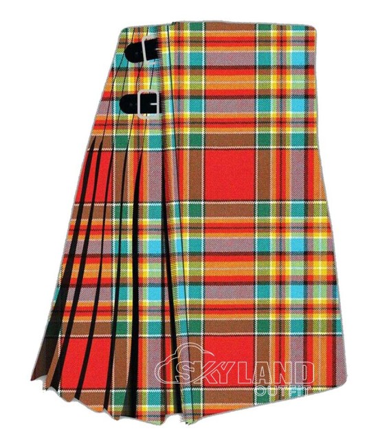 Chattan Ancient Tartan 8 Yard Kilt – Scottish Clan Highland Kilts