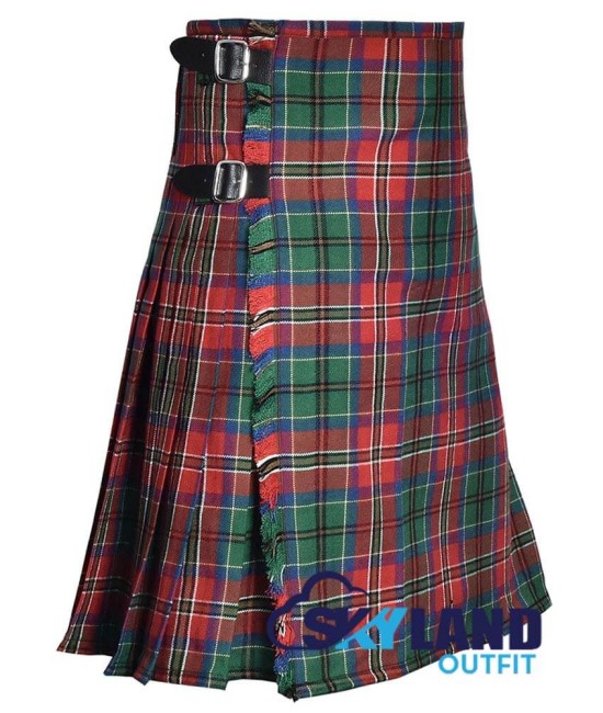 Clan McCulloch Tartan 8-Yard Kilt – Traditional Scottish Kilt for Men Clan McCulloch Tartan 8-Yard Kilt – Traditional Scottish Kilt for Men