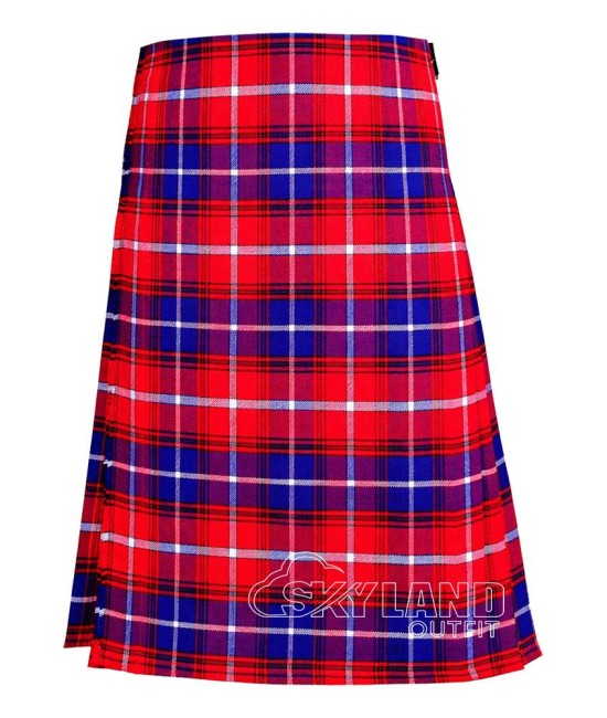Danish Tartan 8 Yard Kilt – Traditional Scottish Highland Kilts