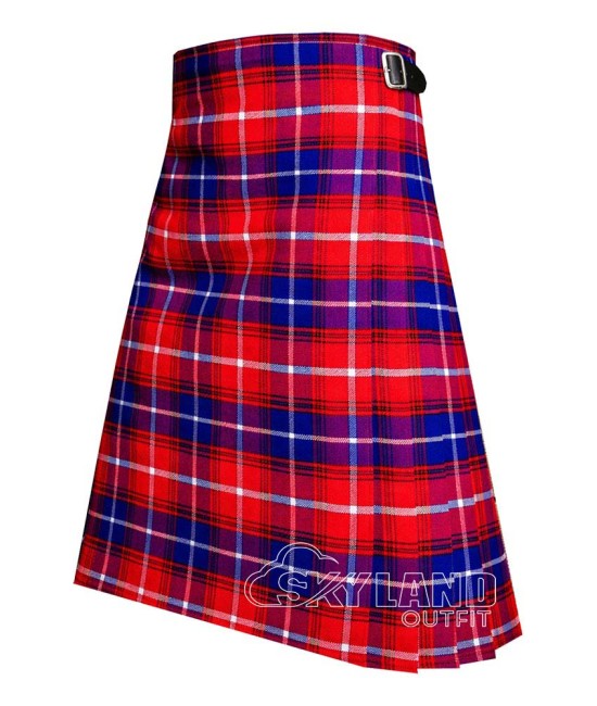 Danish Tartan 8 Yard Kilt – Traditional Scottish Highland Kilts
