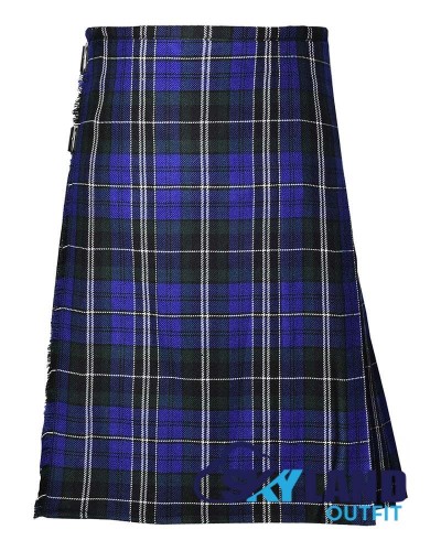 Davis of Wales Tartan 8-Yard Scottish Kilt – Traditional Highlander Kilts