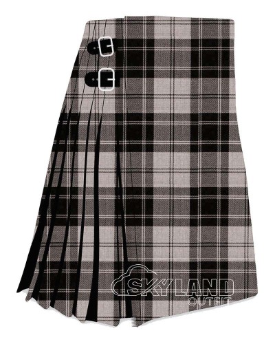 Douglas Grey Tartan 8 Yard Kilt – Scottish Clan Highland Kilts