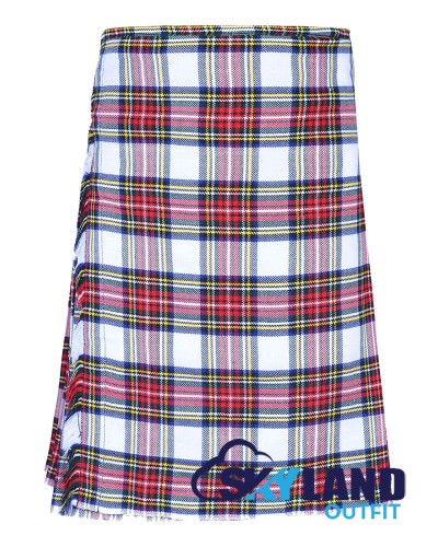 Dress Stewart Tartan 8 Yard Scottish Kilt Traditional Highlander Kilts