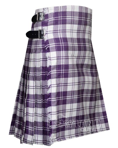 Erskine Dress Purple Tartan 8 Yard Kilt – Scottish Highland Kilts