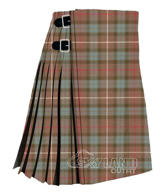 Fraser Hunting Weathered Tartan 8 Yard Kilt – Scottish Clan Kilts Fraser Hunting Weathered Tartan 8 Yard Kilt – Scottish Clan Kilts