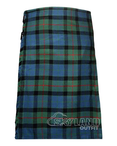 Gunn Tartan 8 Yard Kilt | Norse-Scottish Clan Heritage Kilts