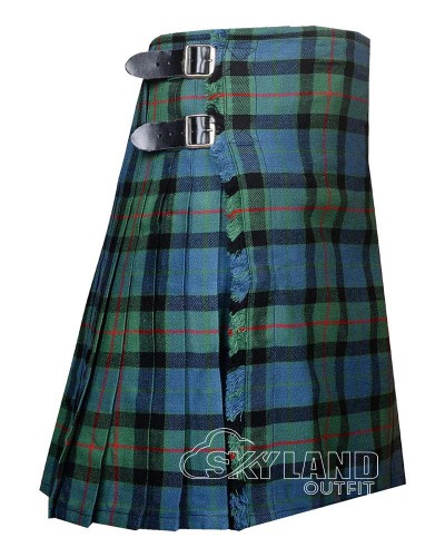 Gunn Tartan 8 Yard Kilt | Norse-Scottish Clan Heritage Kilts