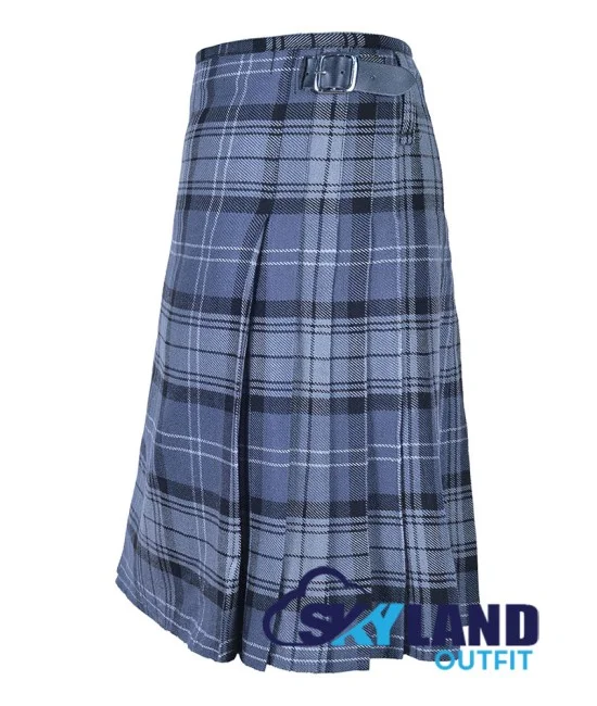 Hamilton Grey Tartan Scottish 8 Yard Kilt Traditional Highlander Kilts Hamilton Grey Tartan Scottish 8 Yard Kilt Traditional Highlander Kilts