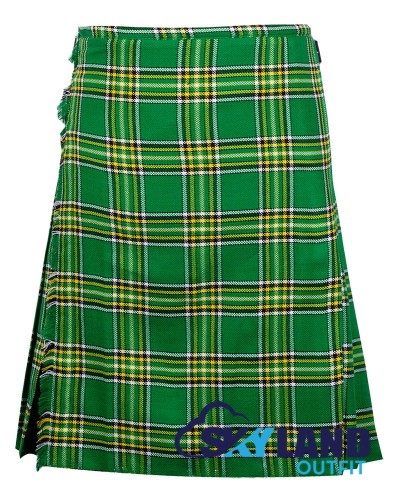 Irish Heritage Tartan 8 Yard Kilt – Traditional Scottish Kilts
