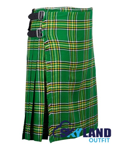 Irish Heritage Tartan 8 Yard Kilt – Traditional Scottish Kilts